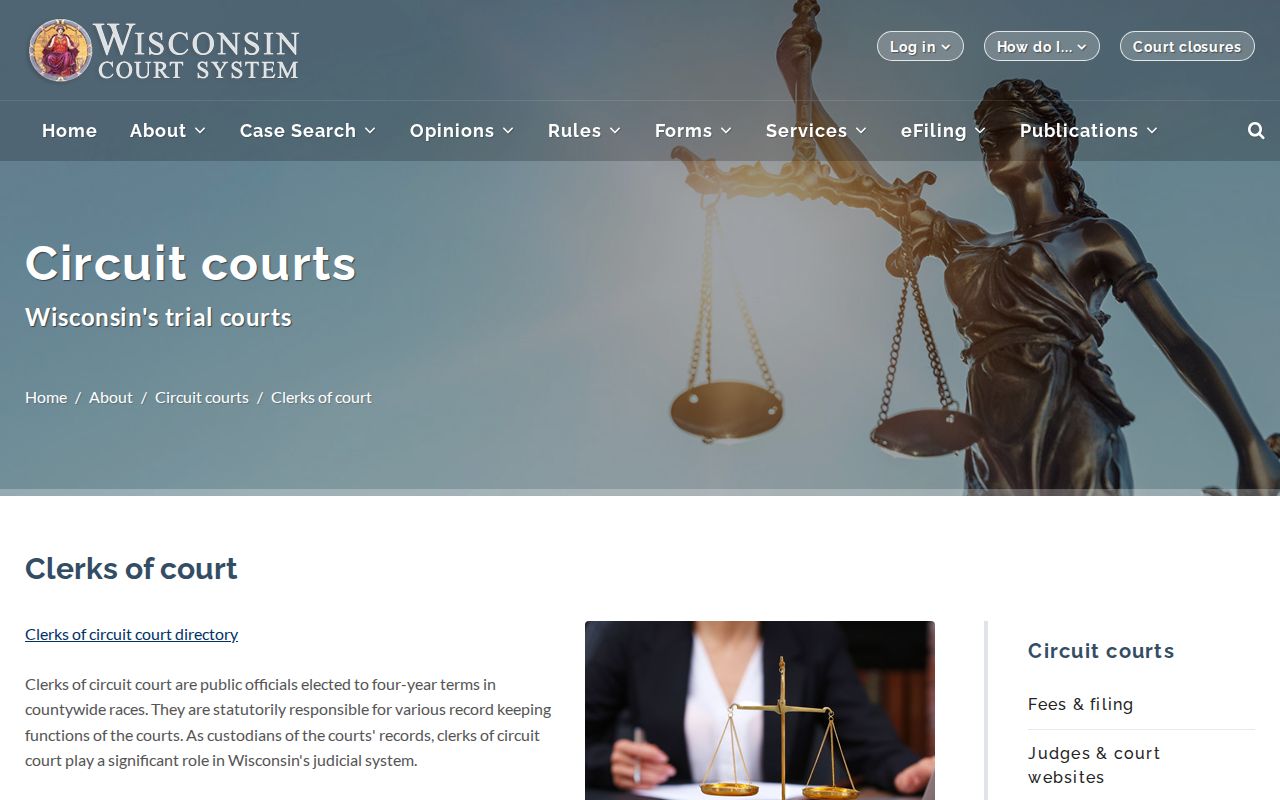 Jefferson County criminal court Clerk of Circuit Court information