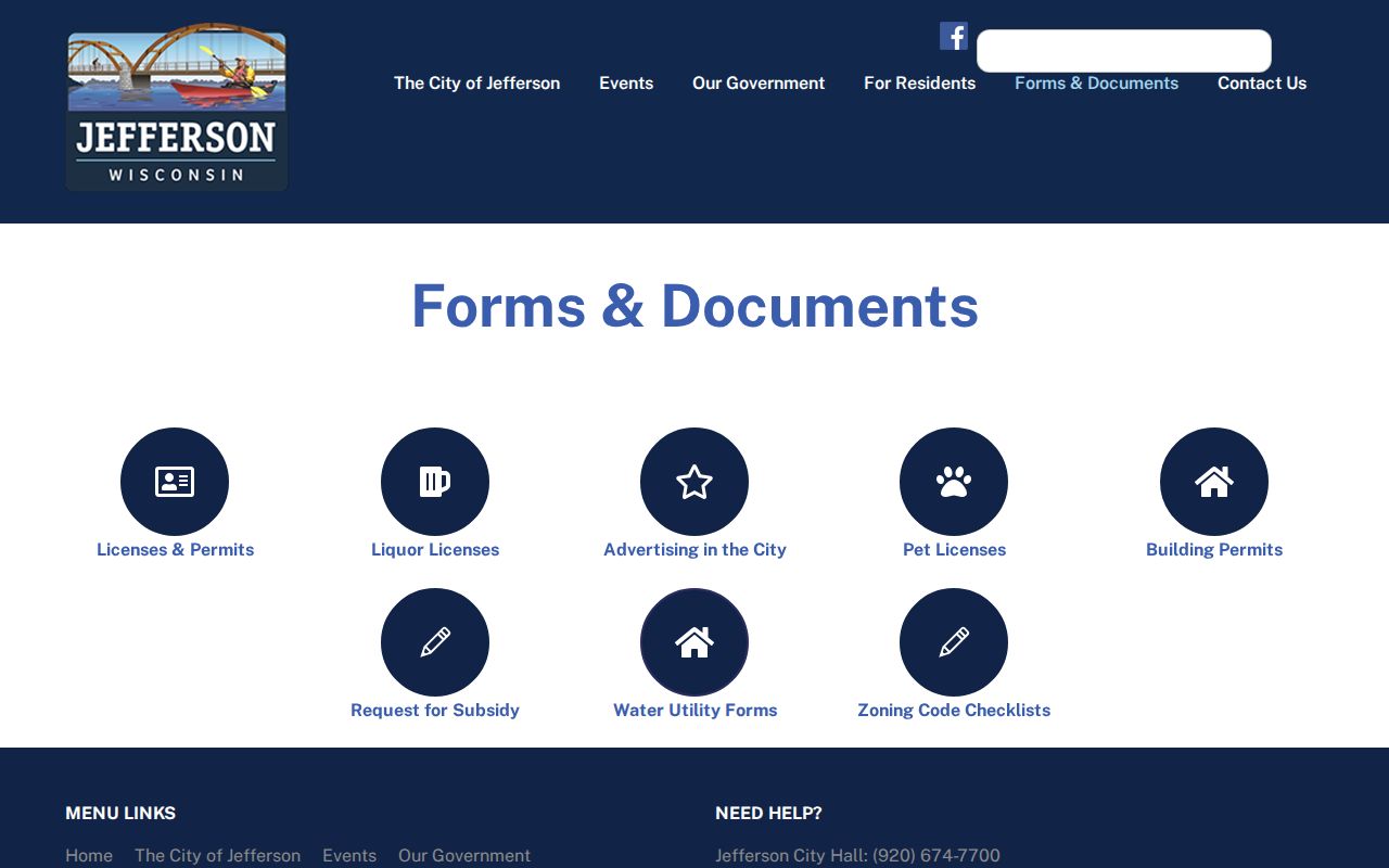 Jefferson police criminal records forms and documents