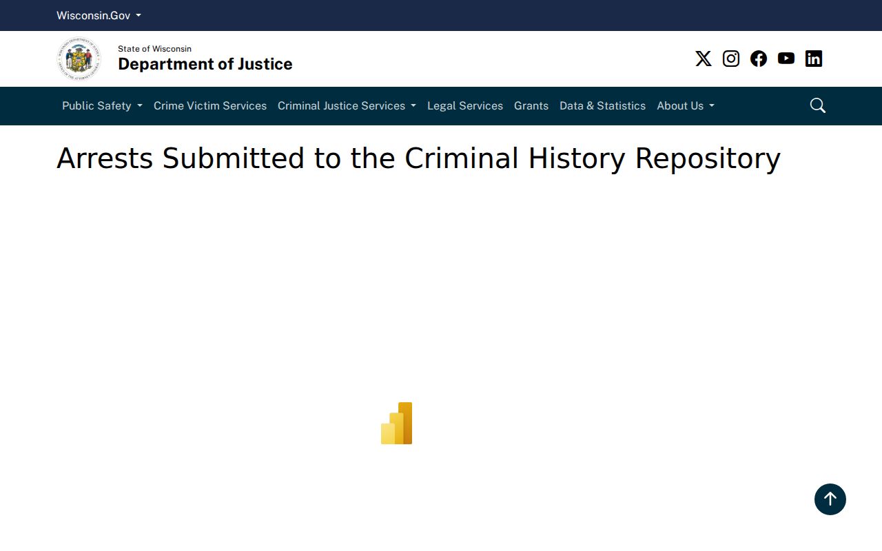 Arrest reporting into Jefferson County criminal history records